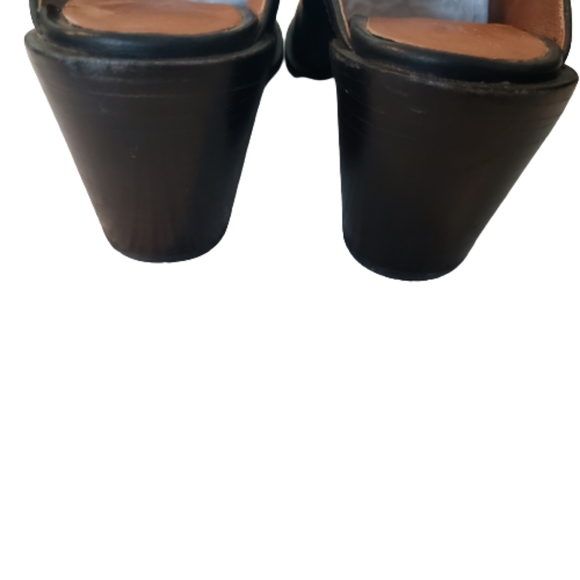 Frye Black Leather Mules - Picture 5 of 10